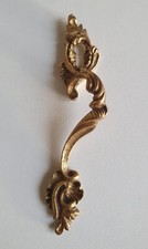 Ancienne POIGNEE / ENTRÉE DE SERRURE en BRONZE style Louis XVI