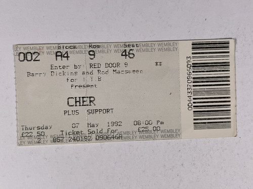 Billet concert original - de,