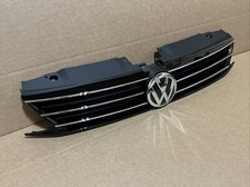 NEW for 2015-2018 VW JETTA Front Bumper Upper Grille Assembly & Emblem