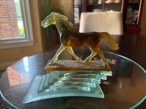 Daum pate verre brown - daum,