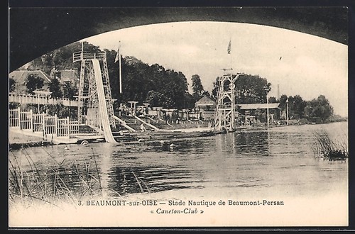Cpa beaumont sur oise stade - cpa, beaumont-sur-oise,
