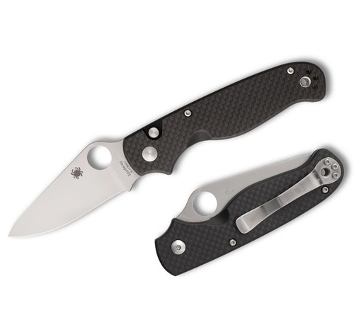 Spyderco buttonup carbon fiber - spyderco,