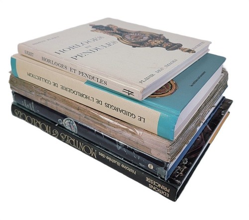 Lot livres sur - de, l'horlogerie