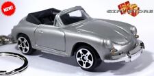 RARE KEY CHAIN SILVER PORSCHE 356 CONVERTIBLE ROADSTER CUSTOM Ltd Ed GREAT GIFT