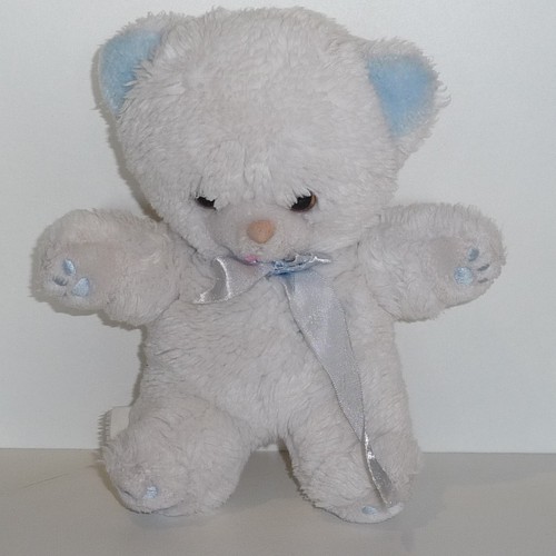 Doudou ours boulgom blanc - doudou,
