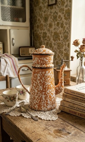 Magnifique cafetière ancienne - magnifique,