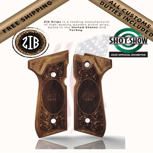 Zib grips walnut series - zib, pistol