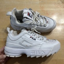 FILA Disruptor 2 Premium Women's Sneakers White Chunky Comfy US 7 UK 4 1/2 EU 38
