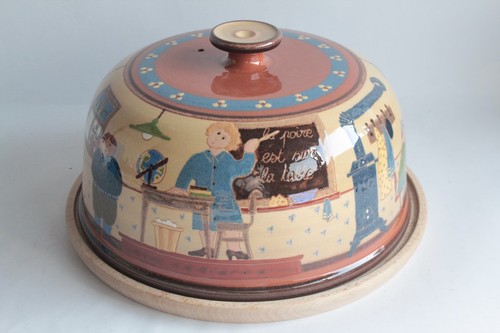 Cloche fromage poterie - fromage,