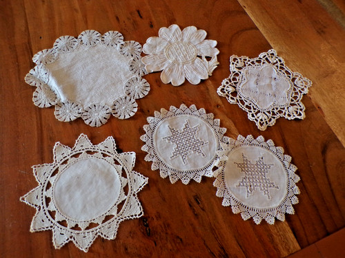 Linge ancien lot 6 - ancien,