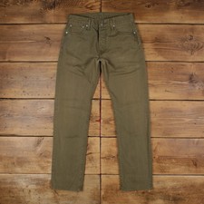 Vintage Levis 501 Jeans 30 x 32 Dark Wash Straight Green Red Tab Denim