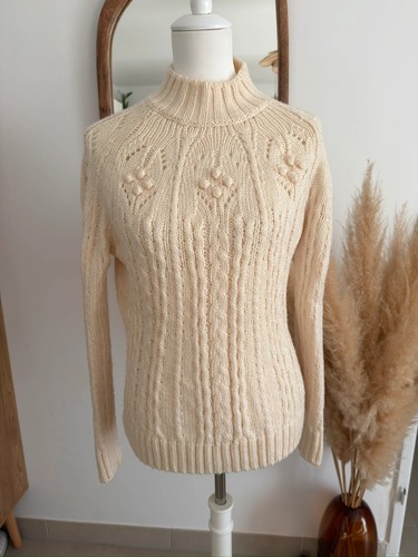 Pull maille écru sézane - en,