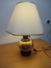 LAMPE DE SALON EN FAÏENCE ET