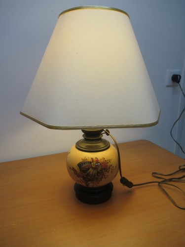 Lampe salon faïence et - en,