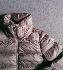 Moncler Puffer Jacket Women's Size 0 Down Doudoune Legere Gray Full Zip