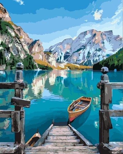Peinture par numéros sans