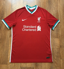FC Liverpool 2020 2021 Home Shirt Soccer Jersey Football Kit Maillot Nike Size L
