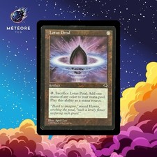 Carte Magic MTG - Lotus Petal -version Anglaise -  Tempête