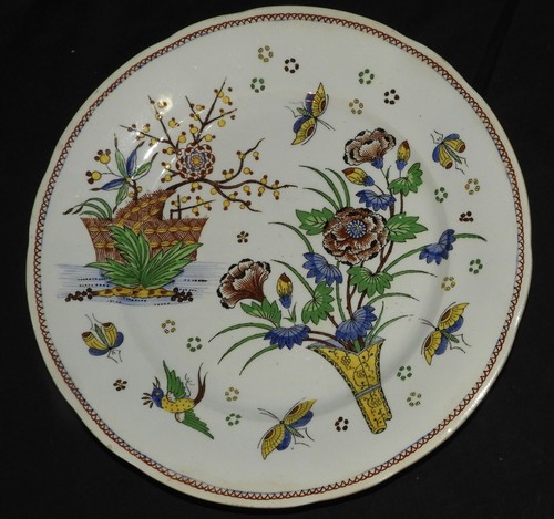 Assiette décor corne - assiette,