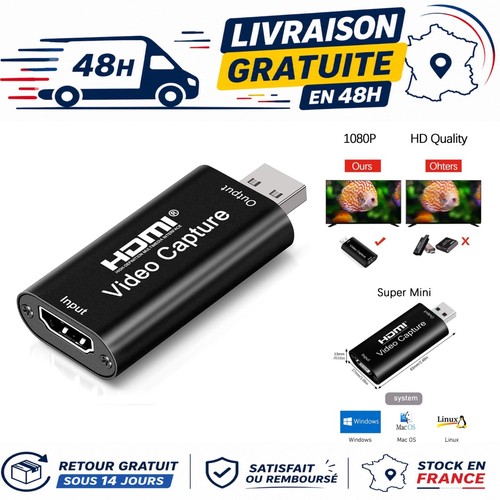 Carte capture vidéo hdmi - vidéo,