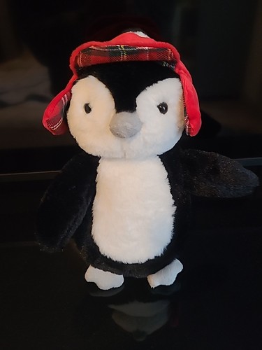 Peluche douce pingouin - ld,