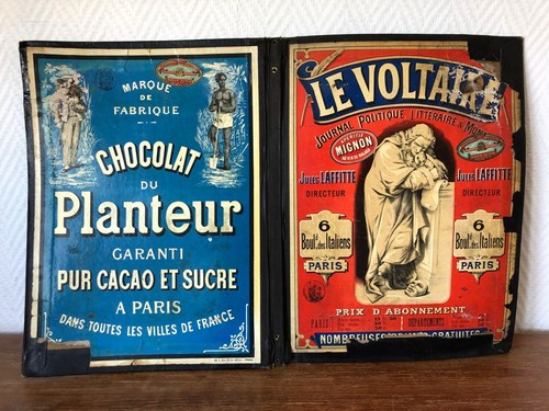 Porte menu circa 1890 - menu, cafe