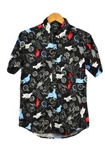 CHEMISE HAWAIENNE - FULL PRINT - THEME POSTAL -  HAWAIIAN SHIRT - POSTAL PRINT