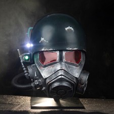 Game Fallout 4 NCR Veteran Ranger Helmet Cosplay Prop LED Light Resin Replicas