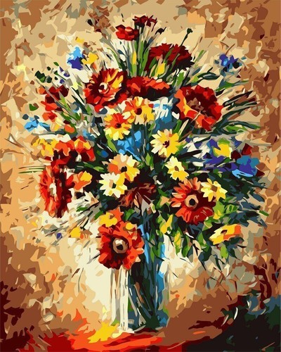 Peinture par numéros avec
