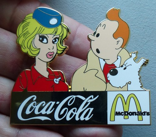 Grand pins pin tintin - pins, milou