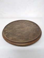Planche À Découper Ronde Ancienne / Dessous De Plat Vintage