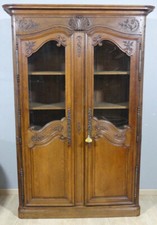 Woodwork showcase library carved oak regency period 18th century