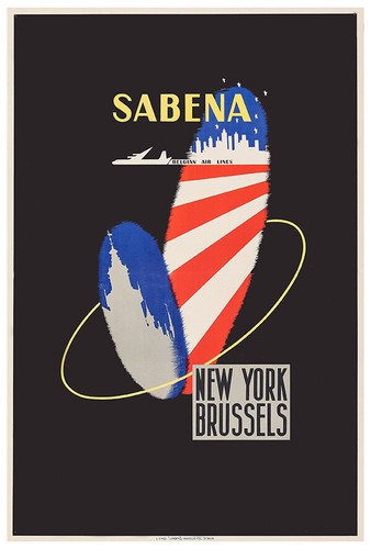 Sabena new york - york, brussels