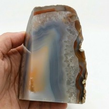 Serre-livres agate pierre