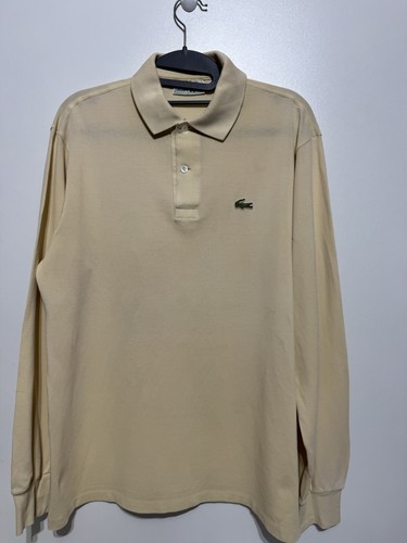 Polo lacoste jaune - lacoste,