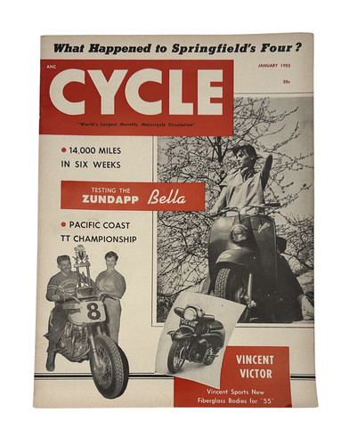 Cycle magazine january 1955 - cycle,