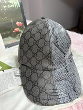 GUCCI HATS PYTHON RARE CAP GG