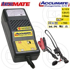 CHARGEMATIC 6V-12V UNIVERSAL CAR MOTORCYCLE BATTERY CHARGER UP TO 50AH