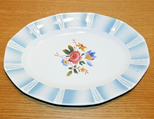 Vintage plat service - de, ovale