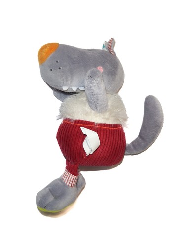 Lilliputiens doudou loup gris - loup,