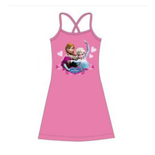 DISNEY robe LA REINE DES NEIGES taille 5 ou 8 ans rose dos croisé NEUVE