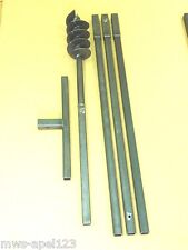 120 4 metres tarière à main perceuse de puits Tariere Auger Drill foret