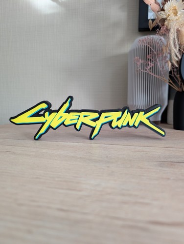 Logo cyberpunk 2077 style - 2077,