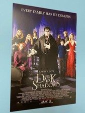 DARK SHADOWS Johnny DEPP Barnabas Promo 2012 MOVIE Mini Poster Tim Burton Vampir