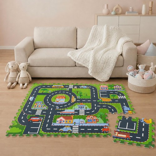 Lot tapis puzzle route - de,