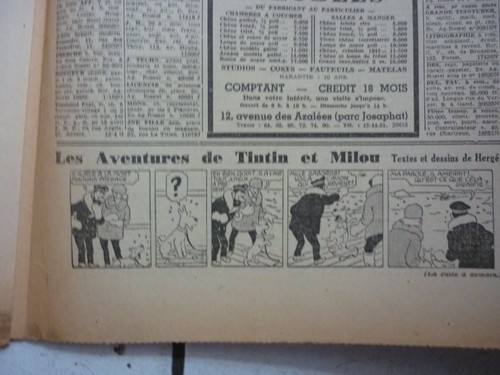Tintin journal soir num - tintin,