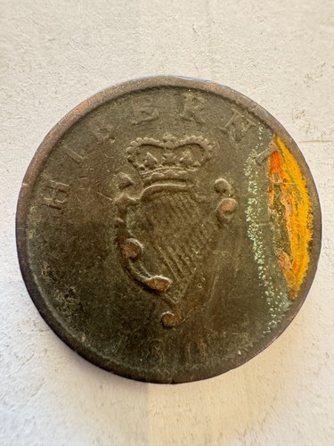 Piece half penny - 1805, hibernia