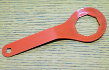 CLE orange METAL octogonale 8