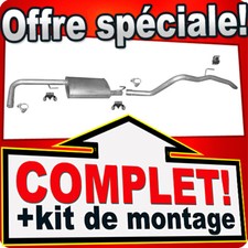 Ligne pot d'échappement pour NISSAN NAVARA (D40) 2.5 DCI Silencieux