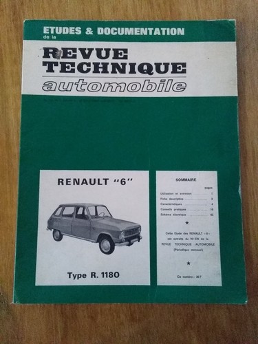 Revue technique renault type - 6,